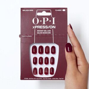 OPI Press On Nails MALAGA WINE Short Round